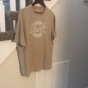 Tan XL Crosby howard t shirt, l list the tag
